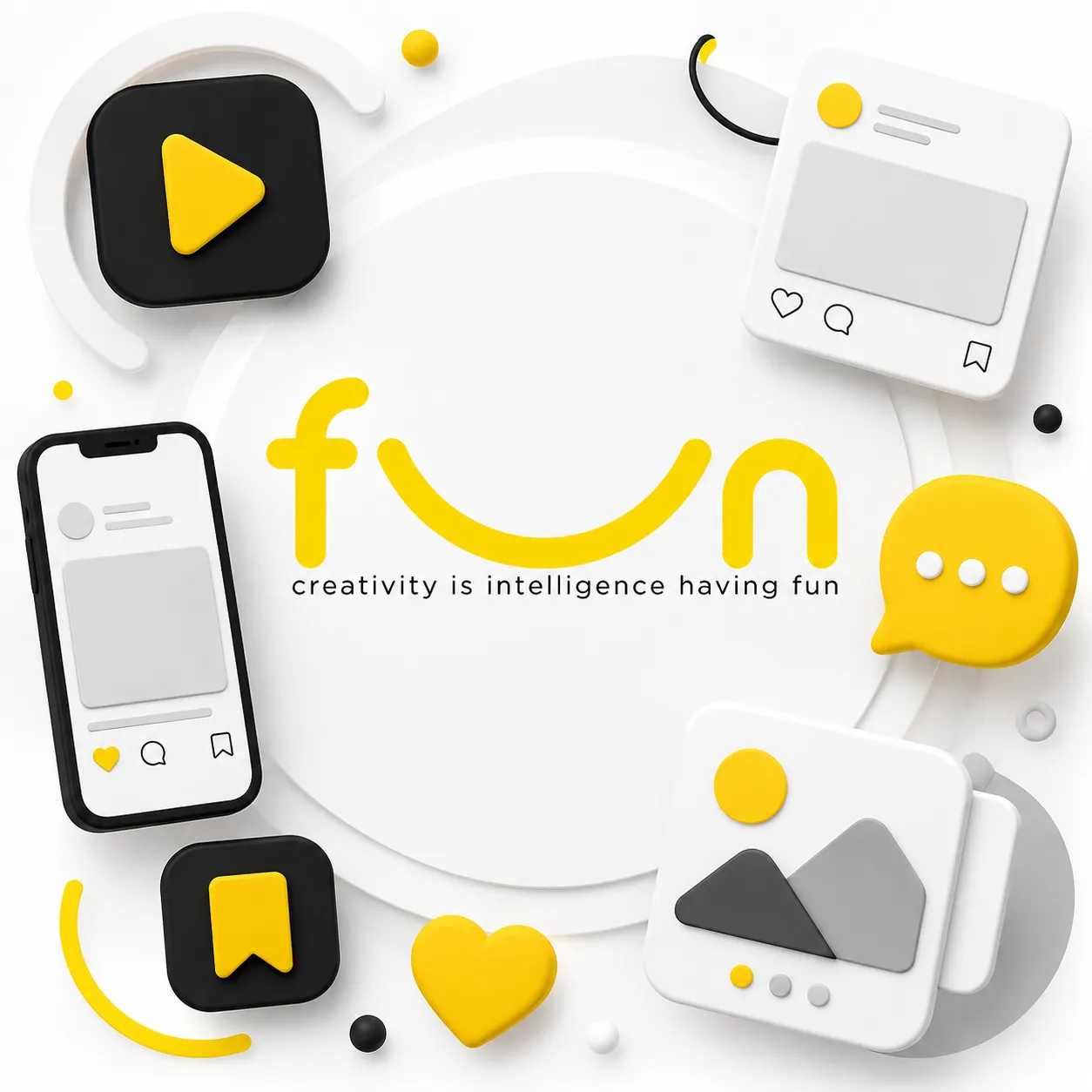 Click để chọn ảnh — bấm “Thay ảnh” mới mở Media Library Hình minh họa giải pháp Social Media FUN